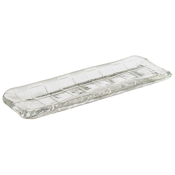 APS Teller / Sushiboard -TAKASHI- 19 x 6,5, Höhe: 1,5 cm, VE: 3 Stück, transparent, 40900