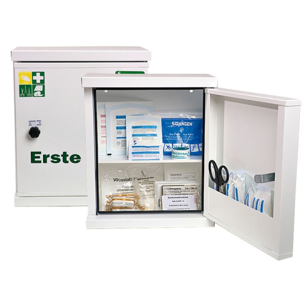 Stein HGS Verbandschrank 'NovoLine 1', NormPlus (gefüllt gemäß DIN 13157 + Erweiterungsset), st1019