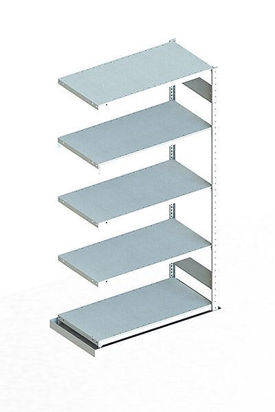 Meta S3 150 CLIP Wannenbodenregal AR 2000x1000x500 mm, Bodenanzahl: 5, 200176633