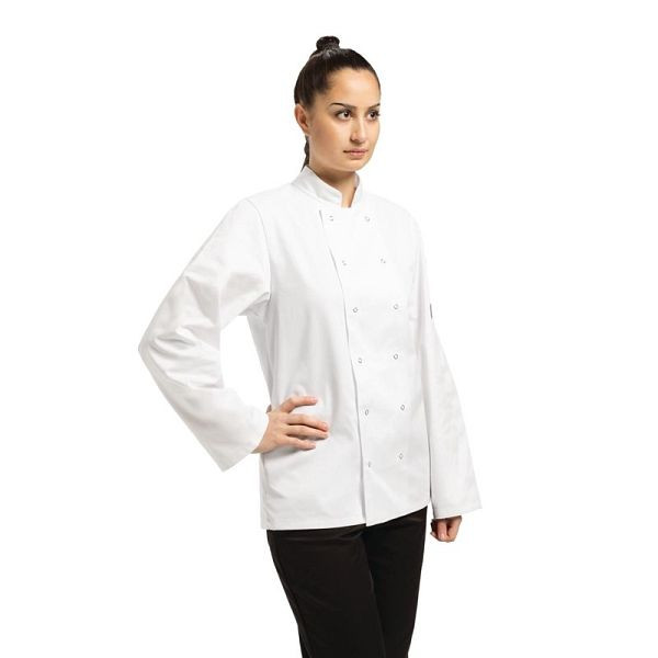 Whites Vegas Kochjacke lange Ärmel weiß L, Unisex, A134-L