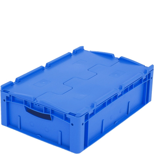 BITO Eurostapelbehälter XL Deckel/Kufe /XLD64171D 600x400x170 blau, Deckel Doppelboden, C0292-0022