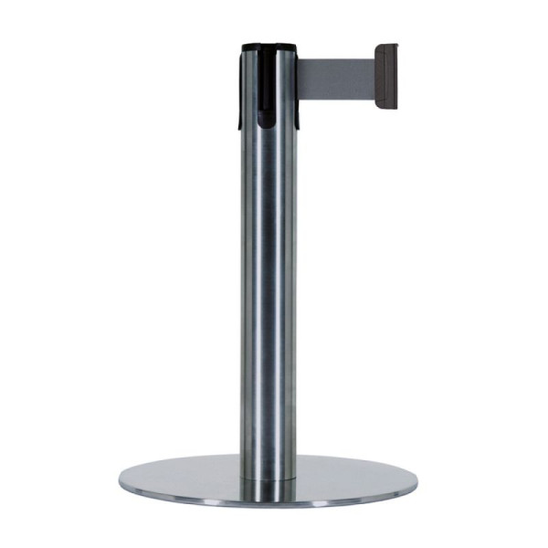 Stein HGS Personenleitsystem -Beltrac Expo-, mobil, Edelstahl, poliert, grün, mit Standard-Gurtendstück, 28094edp602