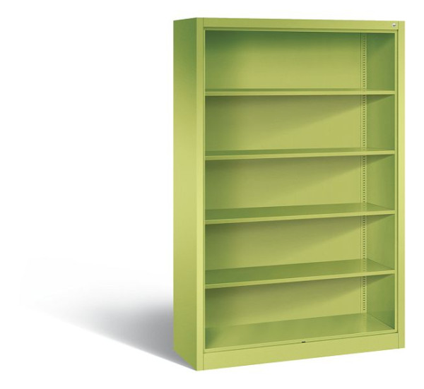 C+P Stahlregal mit Rückwand Acurado, H1950xB1200xT400mm, Farbe: Viridingrün, 5 OH, 9360-000 S10079