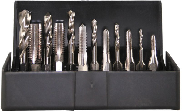 SW-Stahl Gewinde- und Spiralbohrerbitsatz, M3-M10, 12-teilig, 82230L