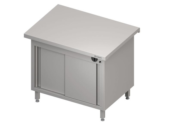 Stalgast Edelstahl Wärmeschrank "Free Flow" mit Schiebetüren 1000x750x880 mm Granitabdeckung "Standard G1", FF10218