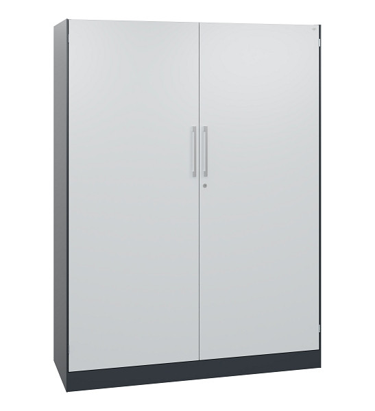 C+P Flügeltürenschrank Asisto, H1635xB1200xT435mm, 7016/7035, 141011-000 S10084