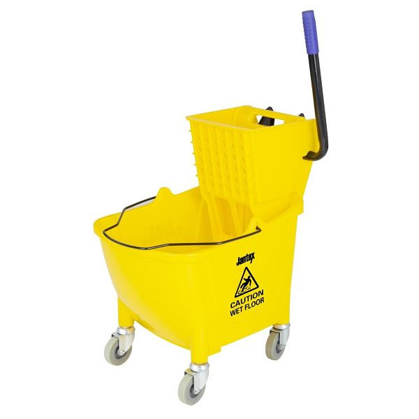 Jantex 30-Liter-Moppeimer mit Fußpedalauslösung, Gelb, FW866