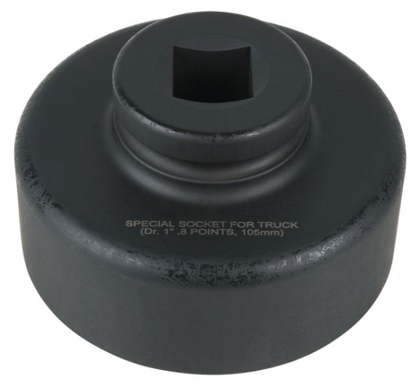 KS Tools 1" Achsmuttern-Schlüssel, 8-kant, kurz, 105 mm, 460.3315