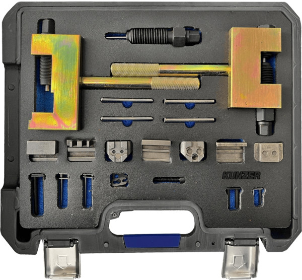 Kunzer Motor-Einstellwerkzeugsatz Mercedes Benz Geeignet für Reparaturarbeiten an Simplex- und Duplex-Steuerketten, 77SK404