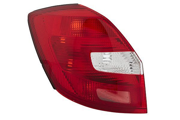 HELLA Heckleuchte, Glühlampe, für u.a. Skoda Fabia II (542), ECE, für Rechtsverkehr, links, 9EL 354 258-031