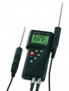 DOSTMANN P790 Präzisionsmessgerät für PT100, Thermoelemente und relative Feuchte, 5000-0790