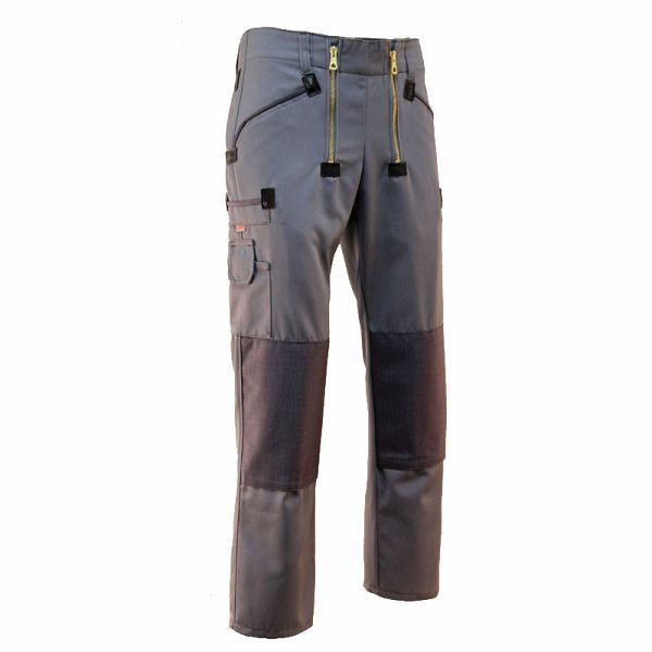 EIKO Ruhr Zunfthose gedoppeltes Knie aus Cordura für Kniepolster, Farbe: grau, Größe: 54, 4541_20_54