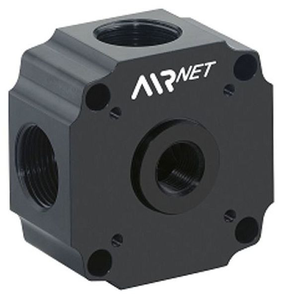 AEROTEC Luftverteilerdose Alu 4 x 3/4 Zoll / 1 x 1/2 Zoll BASIS, 25603294