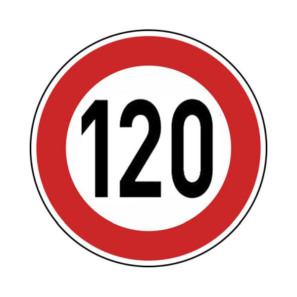 Stein HGS Zulässige Höchstgeschwindigkeit km/h (Wunschangabe) Nr. 274, 600 mm / RA2 / Alform, 120 km/h, 274-222-120