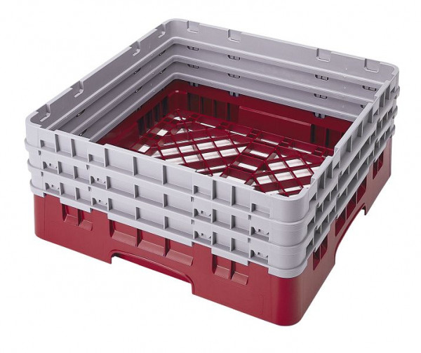 Cambro Spülkorb Basiskorb Camrack® mit 3 Extender, Farbe: Preiselbeere, BR712416