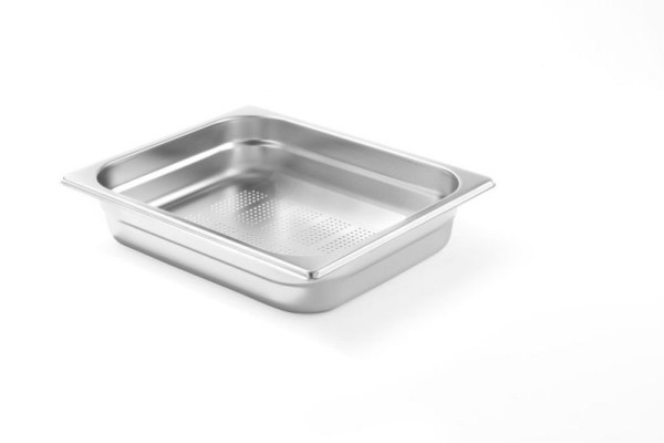 Hendi GN Behälter 1/2 perforiert, LxBxH: 325x265x65 mm, 4 L, 802434