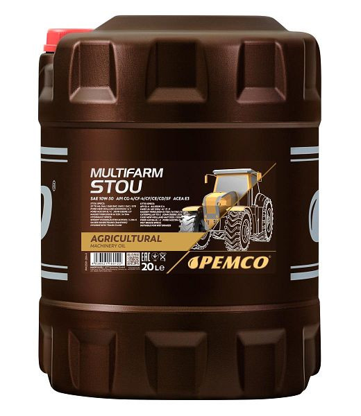 PEMCO Motor-Getriebe-Motoröl 2501 Multifarm STOU 10W-30, VE: 20 l, PM2501-20