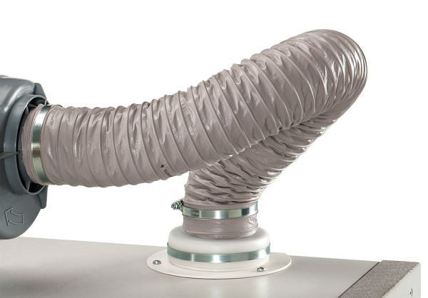 Cemo Lüftungsschlauch L=2000 inkl. 2 Schellen, DN 75, Zubehör für Abluftventilatoren, 11439