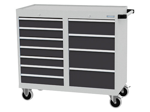 Bedrunka+Hirth Werkstattwagen Tiefe 500 mm, R 18-16, 11 x Schublade, Maße in mm (B x T x H): 1060 x 500 x 995, 04.11.09Z