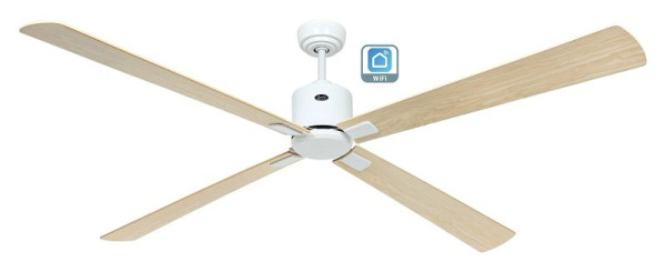 CasaFan Deckenventilator Eco Neo III 180 Lack weiß-Ahorn/Buche WiFi, 943426W
