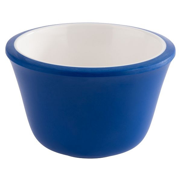 APS Dipschälchen, 6er Set, Ø 6 x 4 cm, 40 ml, Melamin, innen: weiß, außen: blau, 85243