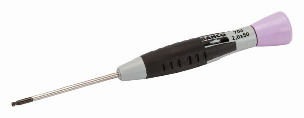Bahco Präzisionsschraubendreher, Innensechskant, 1,5 mm, 137 mm, 704-1.5-50