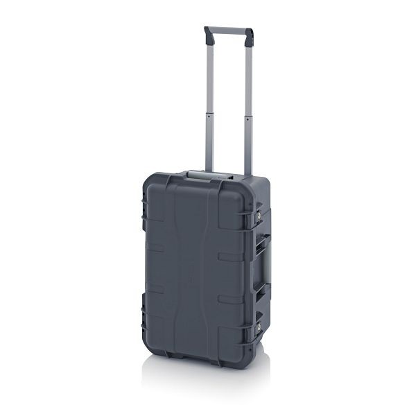 Auer Schutzkoffer Pro Trolley, Anthrazitgrau, mit 2 gleichschließenden Schlössern, unbestückt, CP S 6433-7016