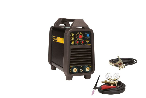 ELMAG Profi WIG-DC-Schweißinverter 'PFC', ELMAG WIN TIG 'DC' 180 M - ECO SET ohne Stahlflasche, 00326