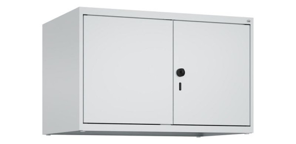 C+P Schrankaufsatz Classic PLUS, C Aufsatzschrank Classic PLUS, 2 Abteile, 500x800x500mm, 7035/7035, Drehriegel, 080092-22 S10009