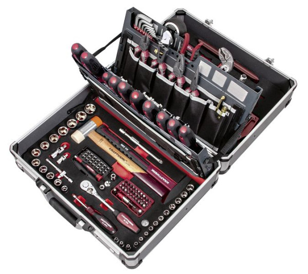Kraftwerk Service-Werkzeugkoffer, ERGO + HIGHTECH, 154-teilig, 202.500.001
