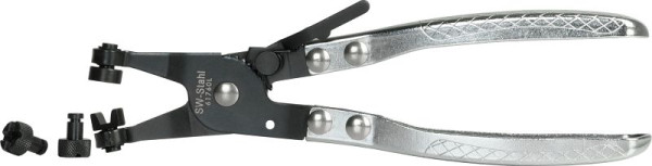SW-Stahl Federschellen-Zange, gerade, arretierbar, 61760L