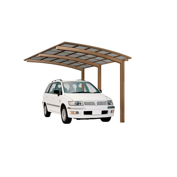 Ximax Aluminium Carport Portoforte Typ 110 Sonderlänge + Sonderbreite XS Bronze, 79064