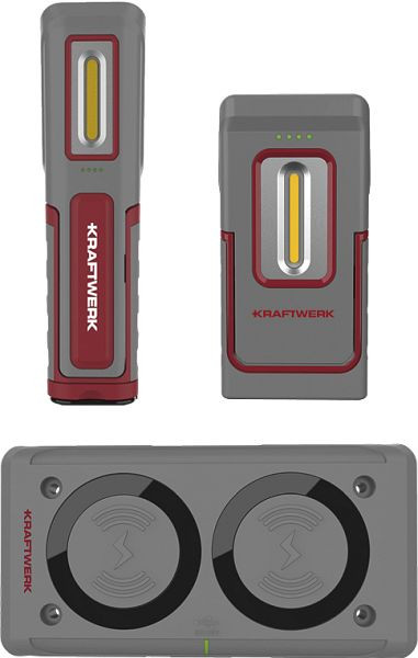 Kraftwerk LED Handlampe, WI300/WI600 +Ladegerät Wireless, 701.010.003