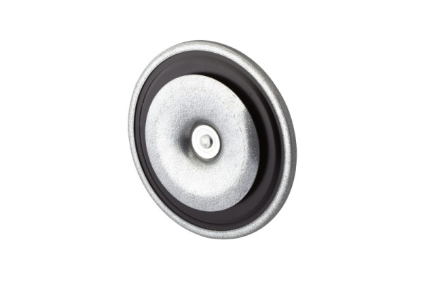HELLA Horn - B36 - 12V - 116dB(A) - Frequenzbereich: 400Hz - Hochton - Gehäusefarbe: grau - Flachsteckanschluss, 3BA 002 768-551