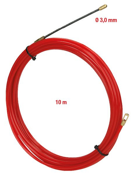 KS Tools Kabel-Einziehdraht, 10,0 m, 150.0960, 4042146765050