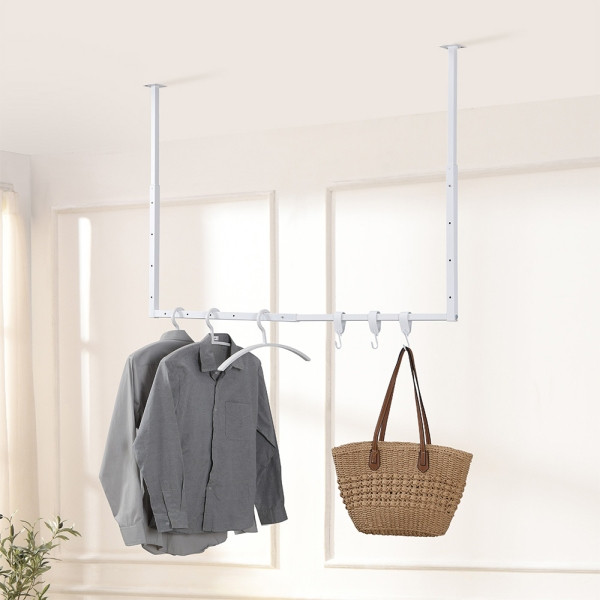 HOME DELUXE Garderobenleiste SWAY Weiß, 60649, 4058166315687