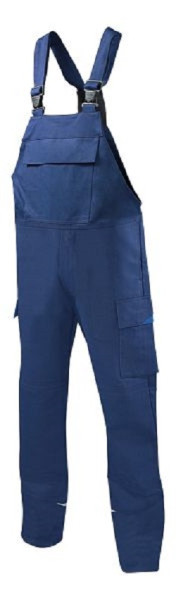 ROFA Latzhose 2162, Größe 46, Farbe 431-marine-kornblau, Gewebe 95, Doppel-Pilot, 952162-431-46