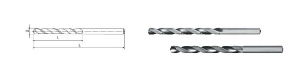 ELMAG HSS-Spiralbohrer DIN 340, Ø 1,0 mm (lang), 70600, 9004853706004