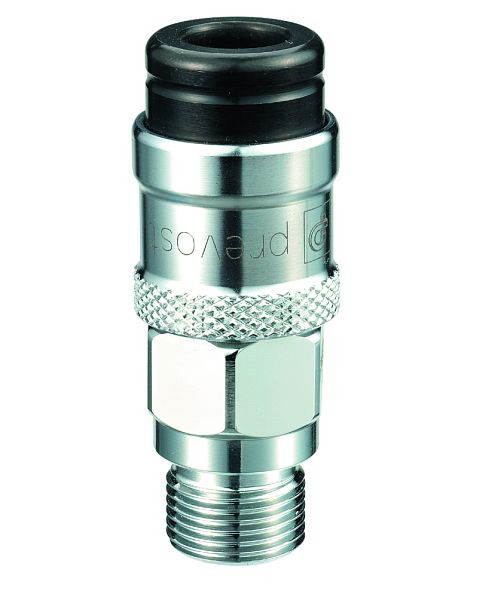 Prevost Atemluft, Kupplungen mit zylindrischem Außengewinde und langem Profil, AG BSPP= G 3/8, BAC 071152