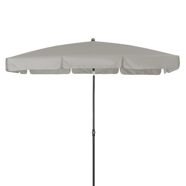 doppler GS SUNLINE NEO WATERPROOF ca. 225x120/4tlg. Design 827 hellgrau, Sonnenschirm mit Tragetasche, 462593827