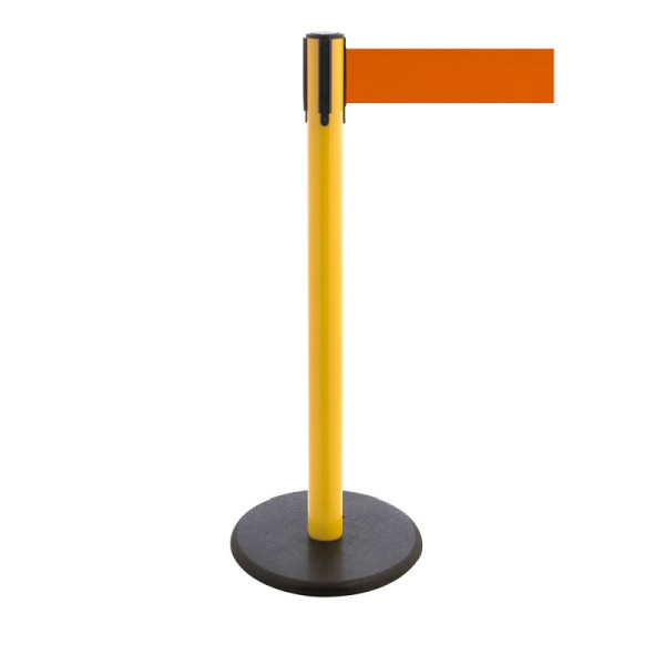 Stein HGS Personenleitsystem -P-Line Premium-, gelb, orange, mit magnetischem Gurtendstück, Gurtlänge: 2,3 m, 34244e-2204