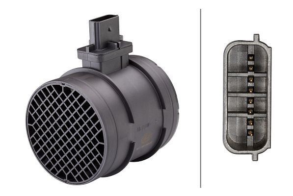 HELLA Luftmassenmesser, 8-polig, Rohrstutzen, 8ET 358 095-691