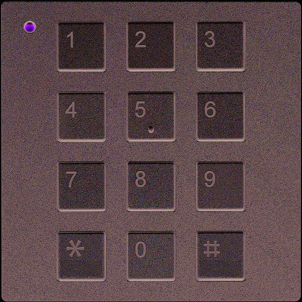 TCS Codeschlossmodul Serie AMI, silber, AMI11200-0010