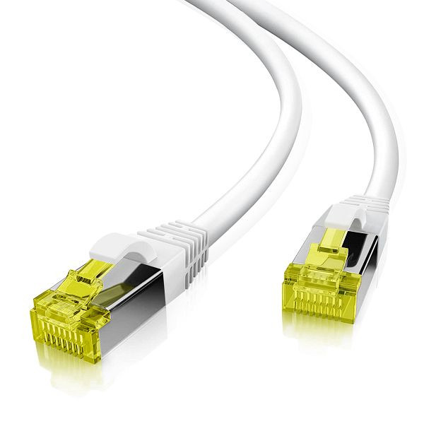 Helos ultra flex Patchkabel S/FTP Cat 6a TPE weiß 20,0m, 263821