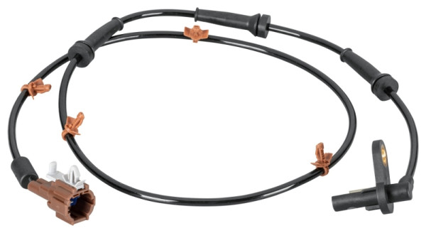HELLA Sensor, Raddrehzahl, 2-polig, Kabel: 1140mm, mit Befestigungsmaterial, 6PU 012 806-741
