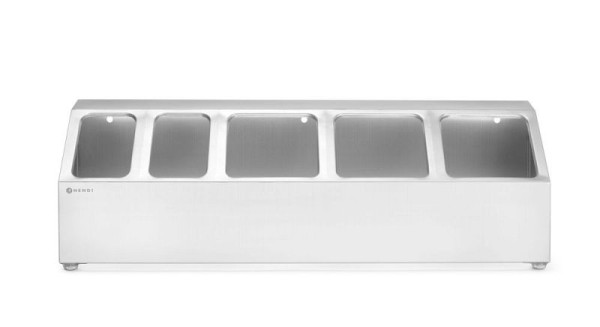 Hendi Halterung für GN-Behälter, 3x GN 1/6 2x GN 1/9, 820049