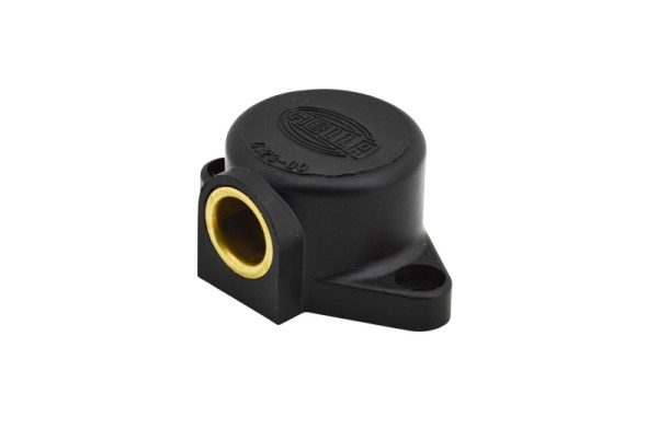 HELLA Steckdose, 1-polig, Schraubanschluss, Stecker: Schraubkontakt, schwarz, DIN/ISO: 4165, 8JB 004 123-001