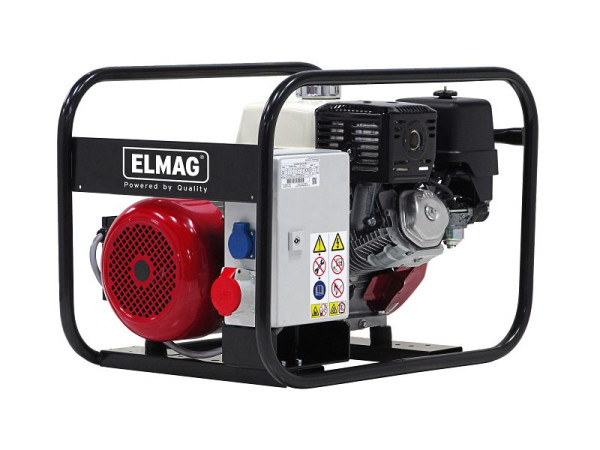 ELMAG Stromerzeuger SEB 8000WD-IP54, mit HONDA- Motor GX390, 53170