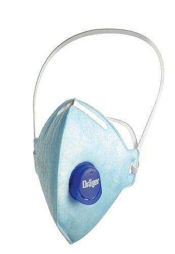 Dräger partikelfiltrierende Halbmaske X-plore 1720 V mit Ventil, FFP2, NR, VE: 10 Stück, 180080