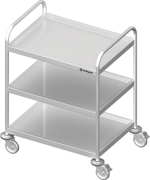 Stalgast Servierwagen mit drei Böden, 1200x600x950 mm, verschweißt, VWN12604